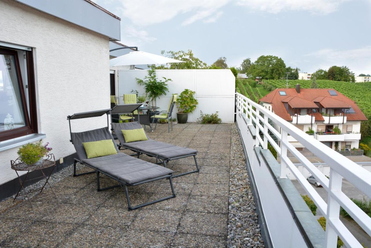 Lakeview Penthouse Meersburg Bagian luar foto