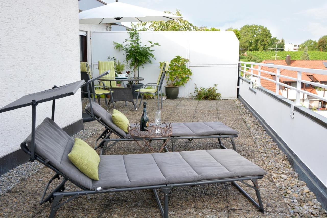 Lakeview Penthouse Meersburg Bagian luar foto